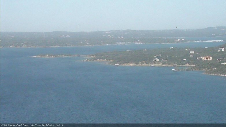 Lake Travis webcam, April 26, 2017 10:40 AM CT