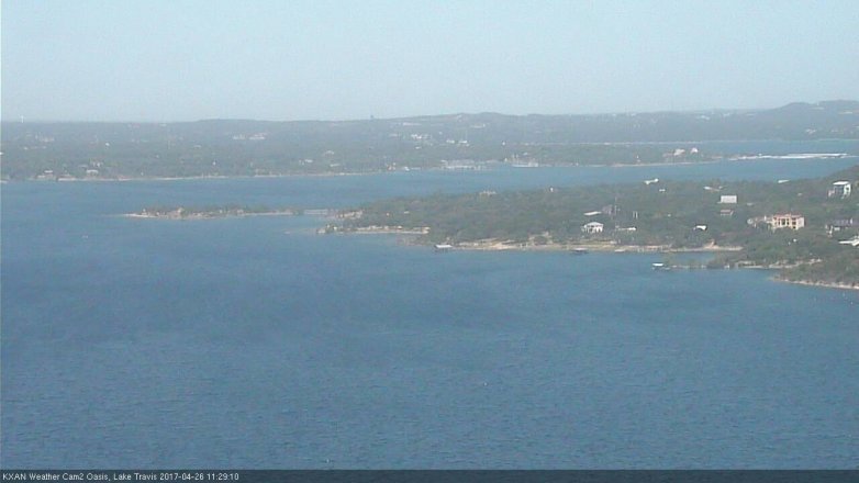 Lake Travis webcam, April 26, 2017 10:50 AM CT