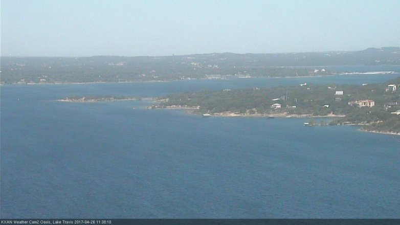 Lake Travis webcam, April 26, 2017 11:05 AM CT