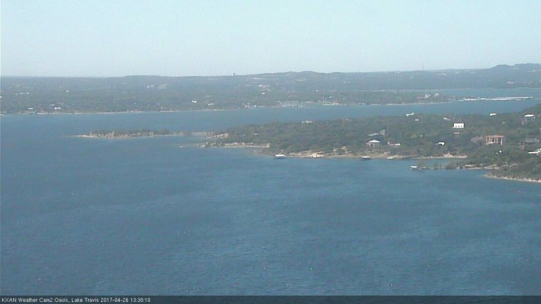 Lake Travis webcam, April 26, 2017 12:45 PM CT