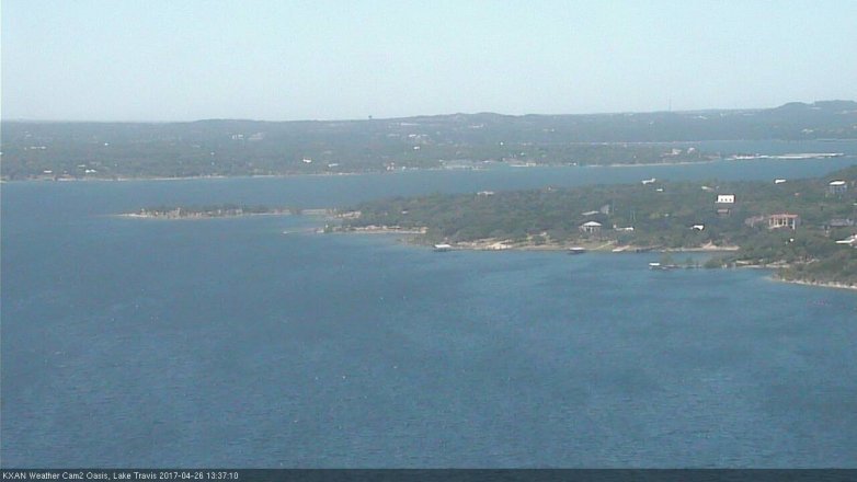 Lake Travis webcam, April 26, 2017 12:55 PM CT