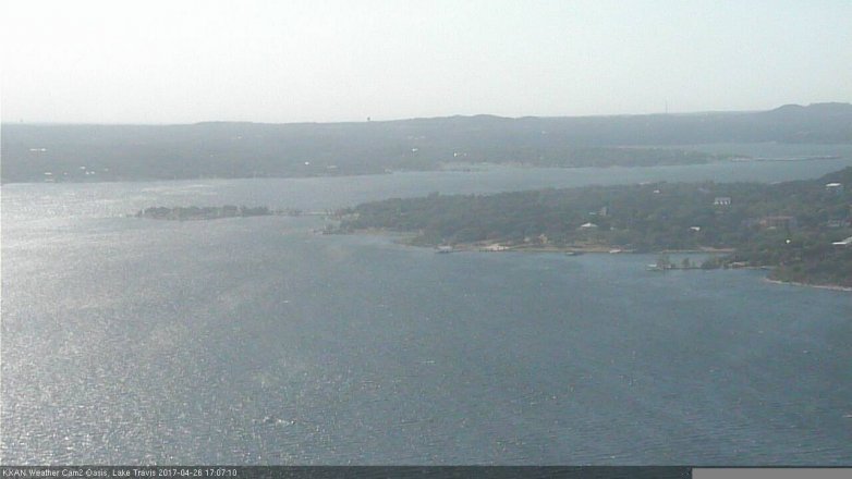 Lake Travis webcam, April 26, 2017 4:30 PM CT