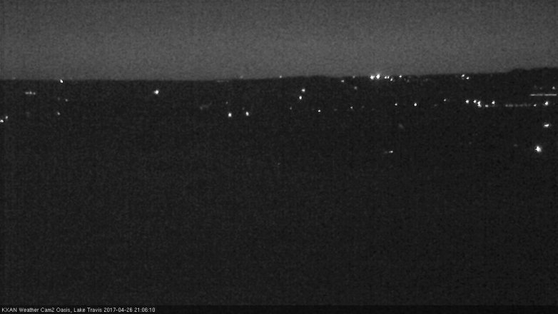 Lake Travis webcam, April 26, 2017 8:25 PM CT
