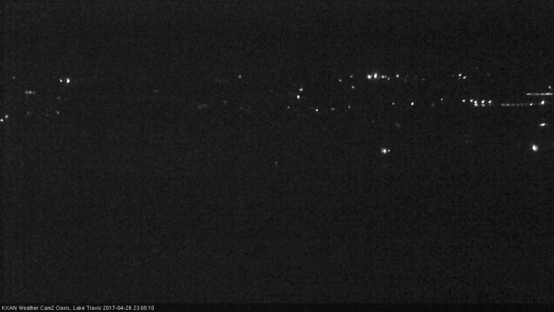 Lake Travis webcam, April 26, 2017 10:35 PM CT