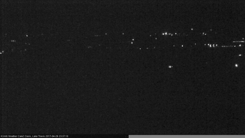 Lake Travis webcam, April 26, 2017 10:55 PM CT