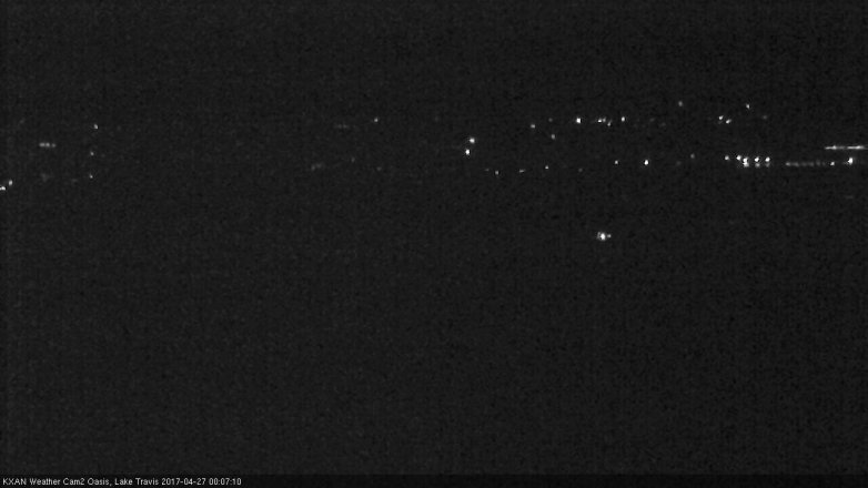 Lake Travis webcam, April 26, 2017 11:20 PM CT
