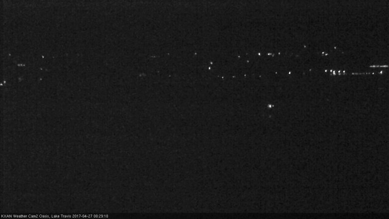 Lake Travis webcam, April 26, 2017 11:50 PM CT