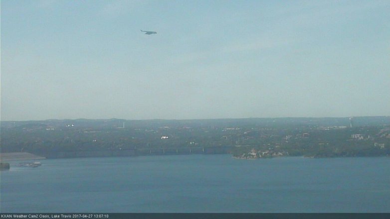 Lake Travis webcam, April 27, 2017 12:25 PM CT