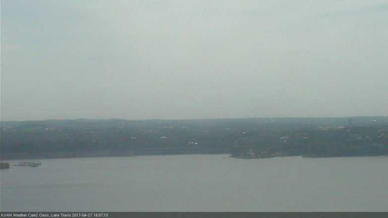 Lake Travis webcam, April 27, 2017 3:15 PM CT
