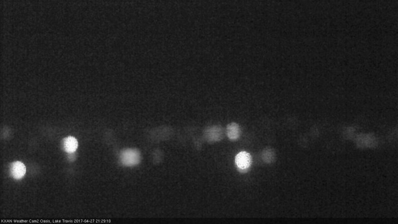 Lake Travis webcam, April 27, 2017 8:45 PM CT