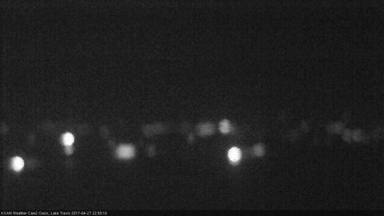 Lake Travis webcam, April 27, 2017 10:05 PM CT