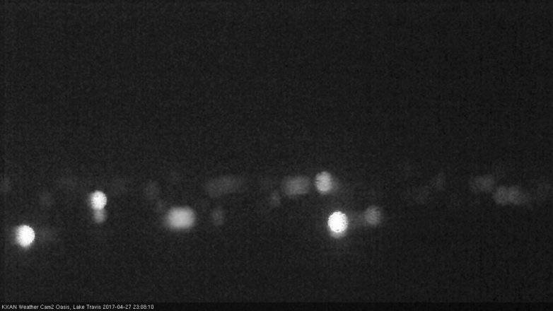 Lake Travis webcam, April 27, 2017 10:20 PM CT