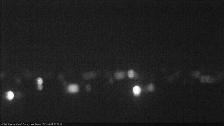 Lake Travis webcam, April 27, 2017 10:35 PM CT