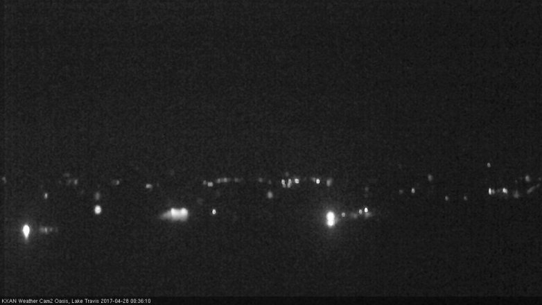 Lake Travis webcam, April 27, 2017 11:50 PM CT