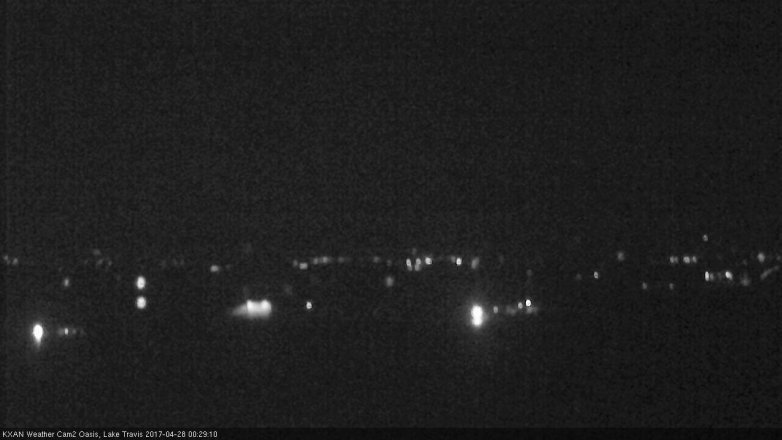 Lake Travis webcam, April 27, 2017 12:00 AM CT