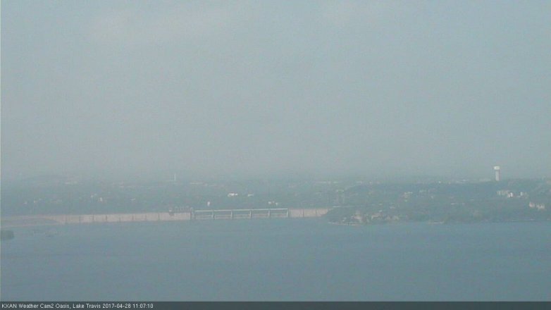 Lake Travis webcam, April 28, 2017 10:25 AM CT
