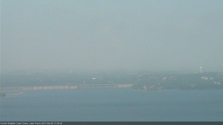 Lake Travis webcam, April 28, 2017 10:40 AM CT
