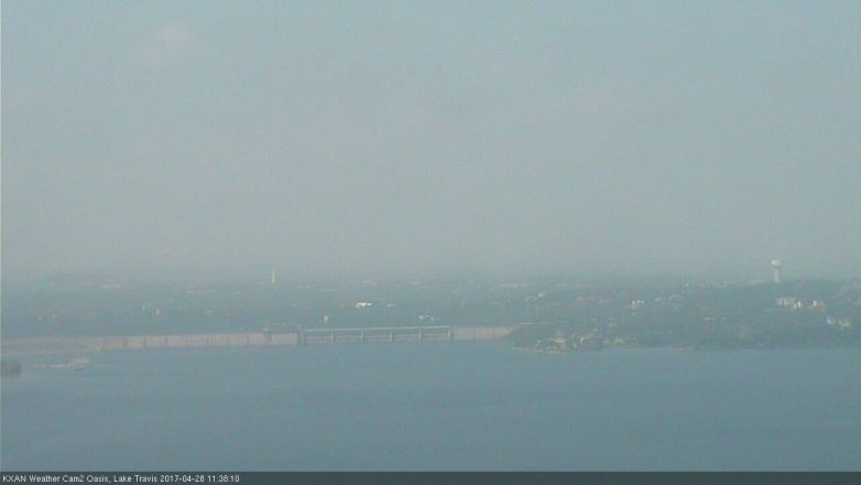 Lake Travis webcam, April 28, 2017 10:55 AM CT