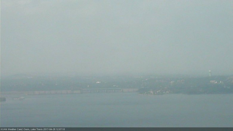 Lake Travis webcam, April 28, 2017 11:35 AM CT