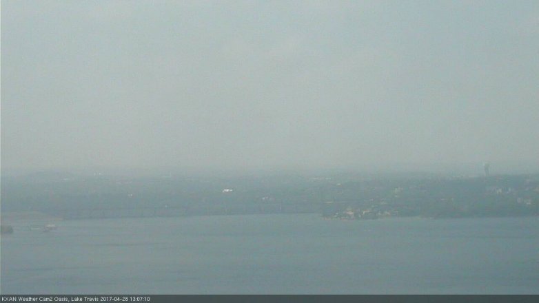 Lake Travis webcam, April 28, 2017 12:25 PM CT