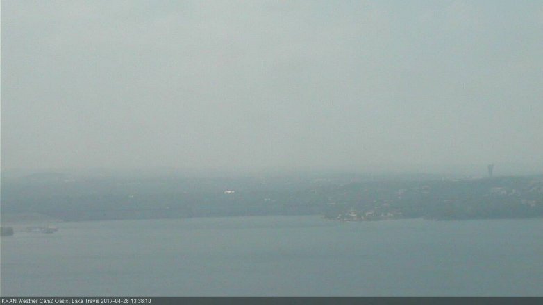 Lake Travis webcam, April 28, 2017 12:50 PM CT