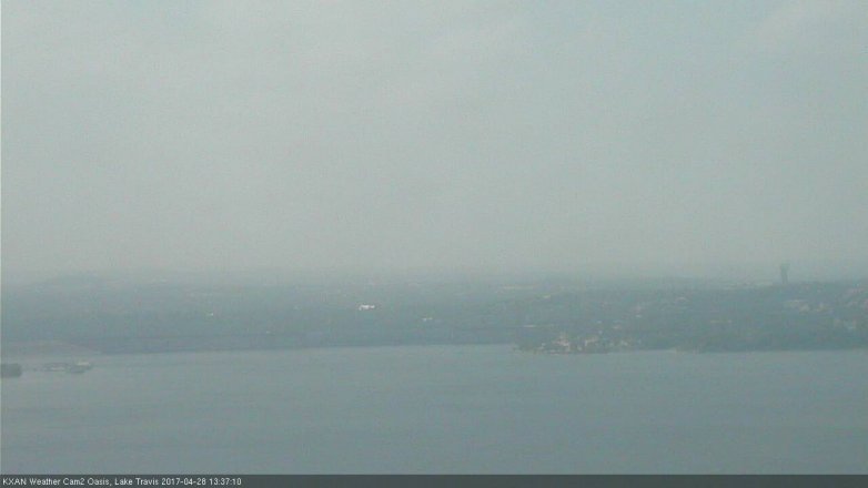 Lake Travis webcam, April 28, 2017 1:00 PM CT