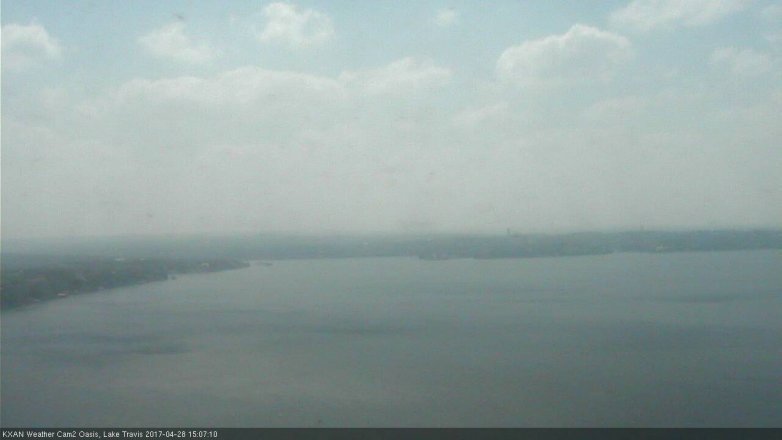 Lake Travis webcam, April 28, 2017 2:30 PM CT