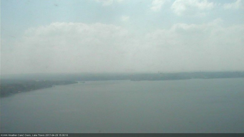 Lake Travis webcam, April 28, 2017 2:50 PM CT