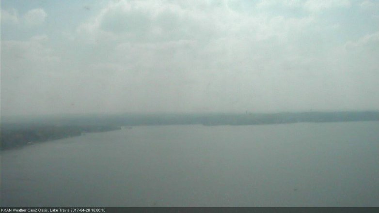 Lake Travis webcam, April 28, 2017 3:30 PM CT