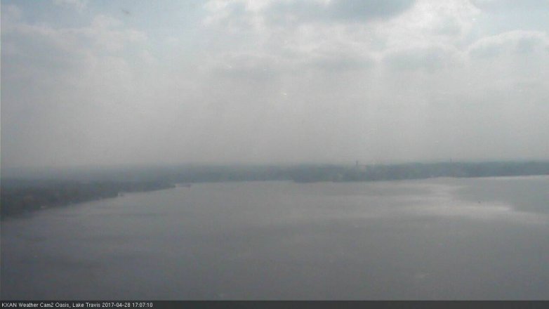 Lake Travis webcam, April 28, 2017 4:15 PM CT