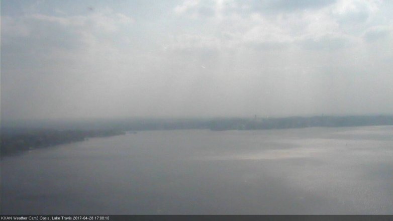 Lake Travis webcam, April 28, 2017 4:40 PM CT
