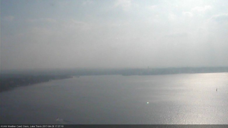 Lake Travis webcam, April 28, 2017 4:55 PM CT