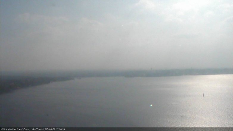 Lake Travis webcam, April 28, 2017 5:00 PM CT
