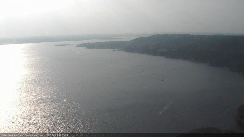 Lake Travis webcam, April 28, 2017 5:10 PM CT