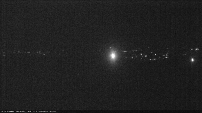 Lake Travis webcam, April 28, 2017 8:05 PM CT