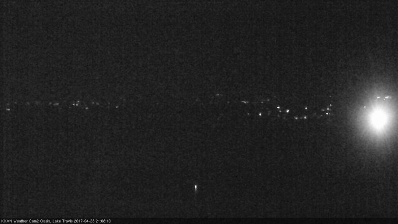 Lake Travis webcam, April 28, 2017 8:15 PM CT