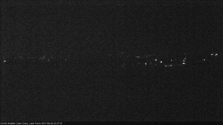 Lake Travis webcam, April 28, 2017 9:55 PM CT