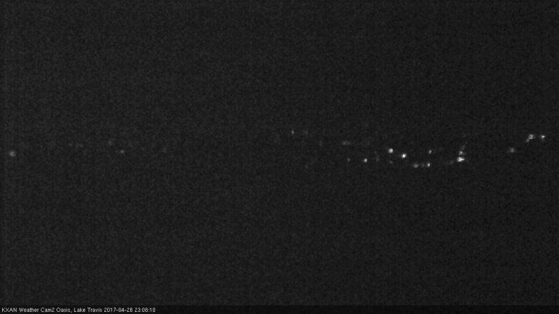 Lake Travis webcam, April 28, 2017 10:15 PM CT