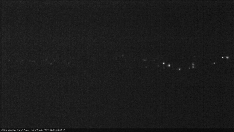 Lake Travis webcam, April 28, 2017 11:15 PM CT