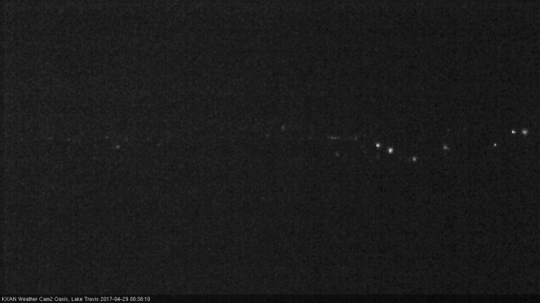 Lake Travis webcam, April 28, 2017 11:50 PM CT