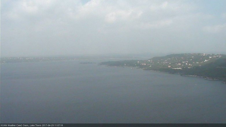 Lake Travis webcam, April 29, 2017 10:20 AM CT