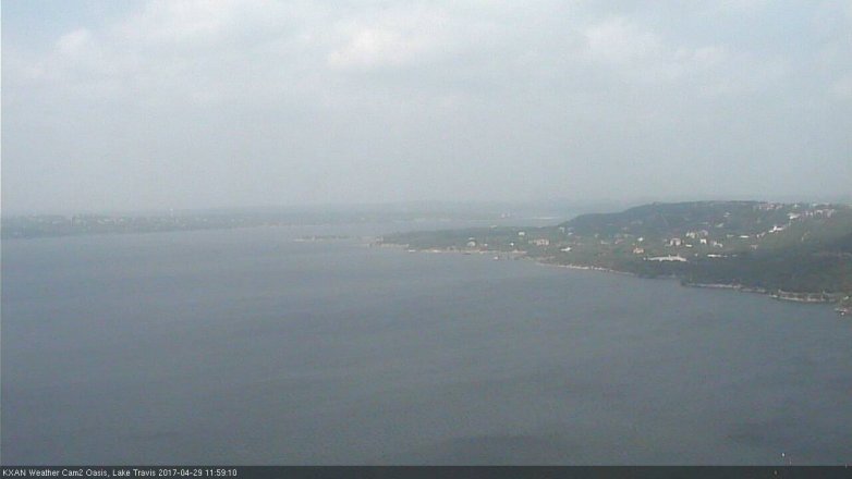 Lake Travis webcam, April 29, 2017 11:10 AM CT