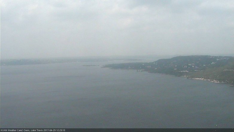 Lake Travis webcam, April 29, 2017 11:50 AM CT