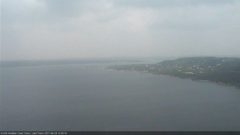 Lake Travis webcam, April 29, 2017 12:30 PM CT