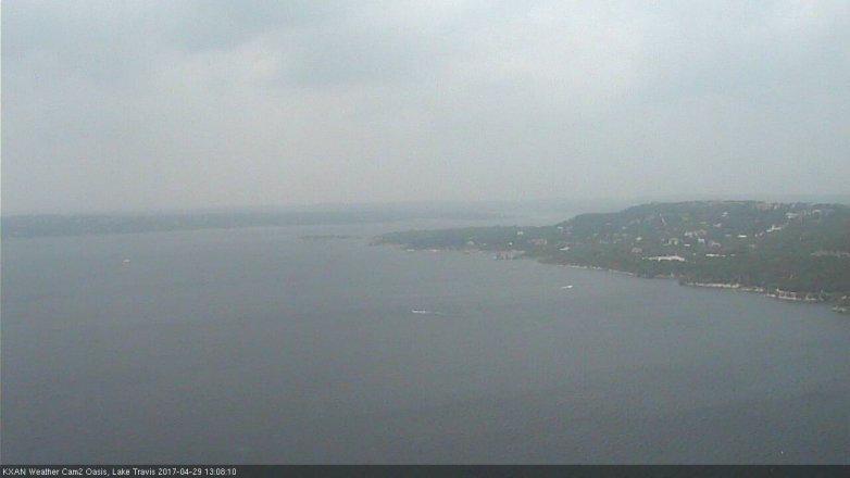 Lake Travis webcam, April 29, 2017 12:35 PM CT