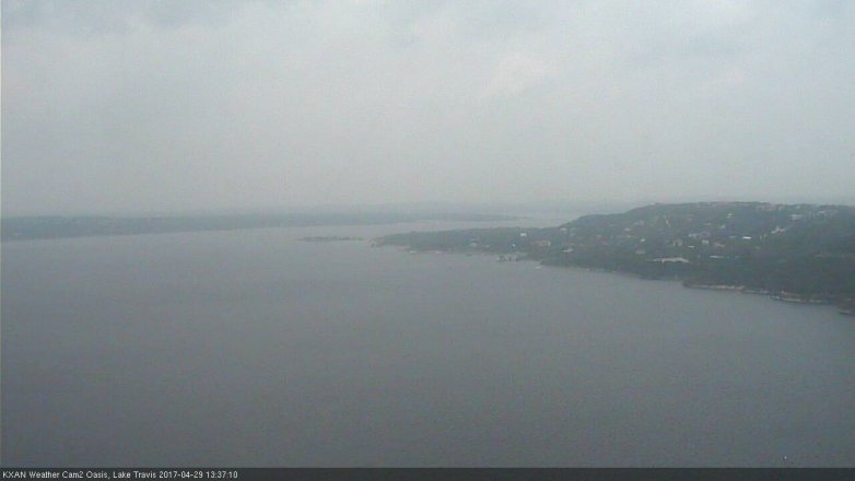 Lake Travis webcam, April 29, 2017 12:50 PM CT