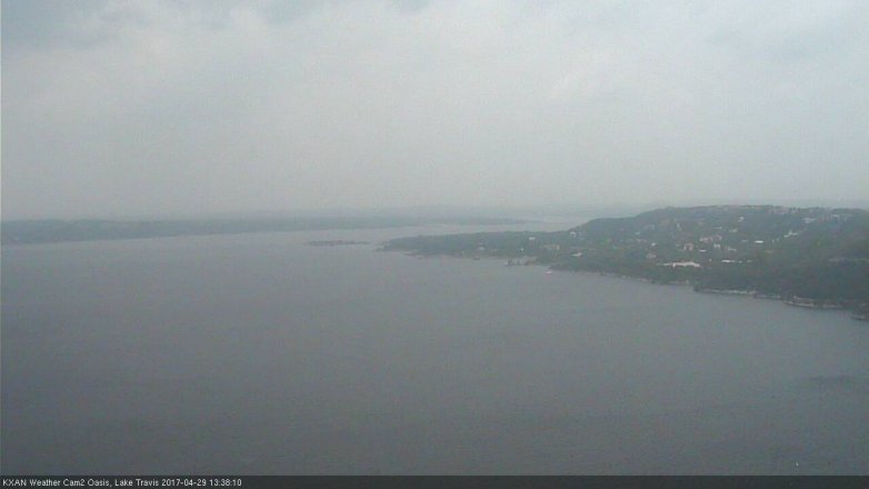 Lake Travis webcam, April 29, 2017 12:55 PM CT