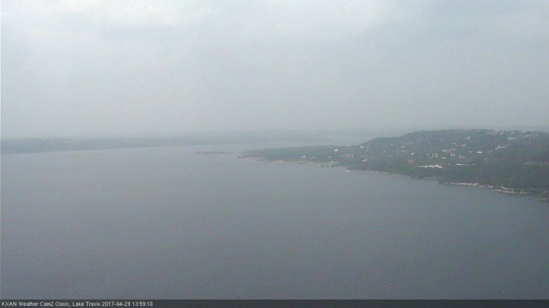 Lake Travis webcam, April 29, 2017 1:05 PM CT