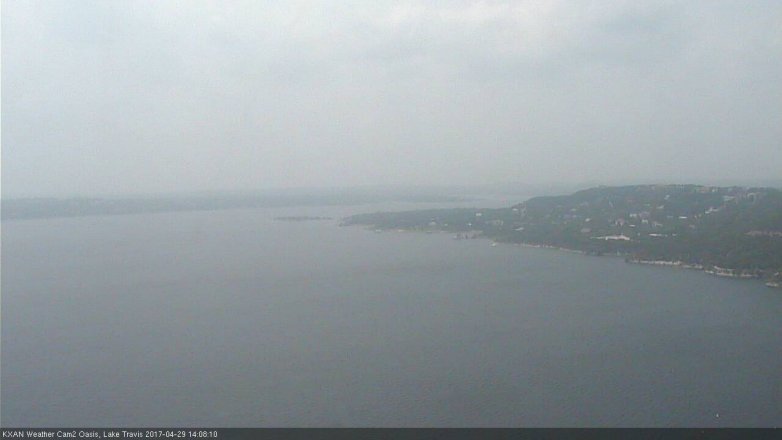 Lake Travis webcam, April 29, 2017 1:20 PM CT