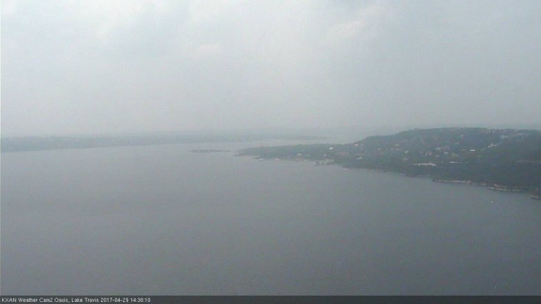 Lake Travis webcam, April 29, 2017 2:05 PM CT